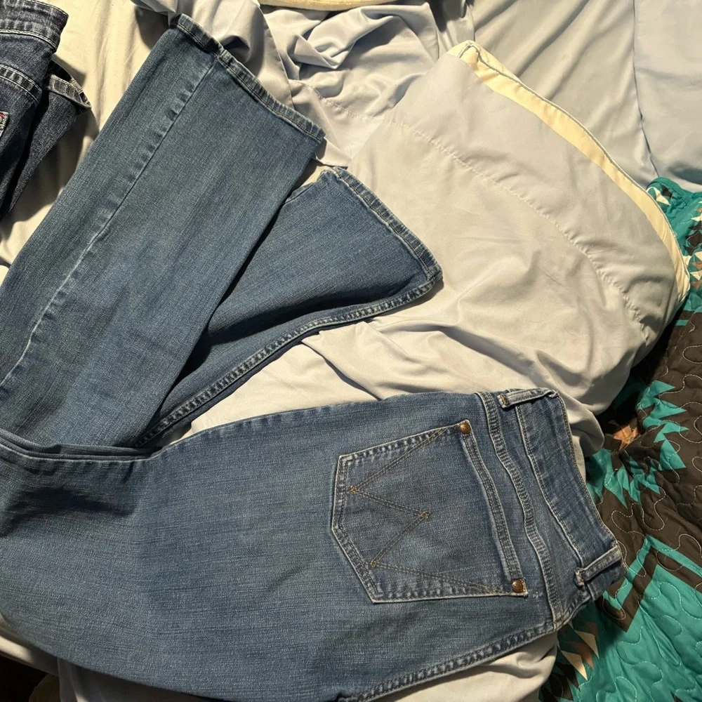 Wrangler Women's Blue Boot Cut Jeans - Picture 1 of 1